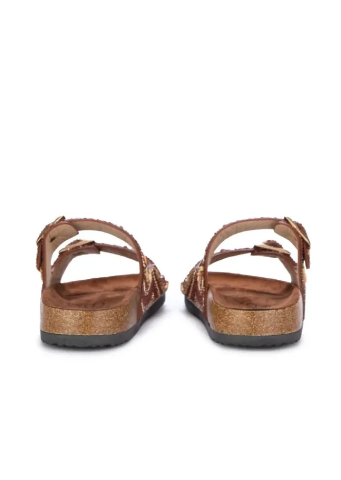 EXE' EXE' | SANDALEN ETHNISCHER STIL BRAUN ORANGE Hot