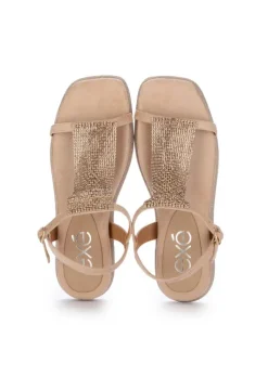 EXE' EXE' | SANDALEN FUNKELNDE STRASSSTEINE BEIGE Fashion