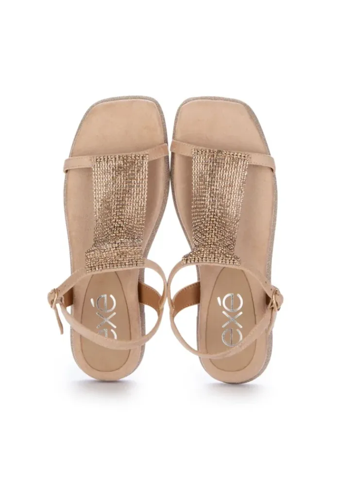 EXE' EXE' | SANDALEN FUNKELNDE STRASSSTEINE BEIGE Fashion