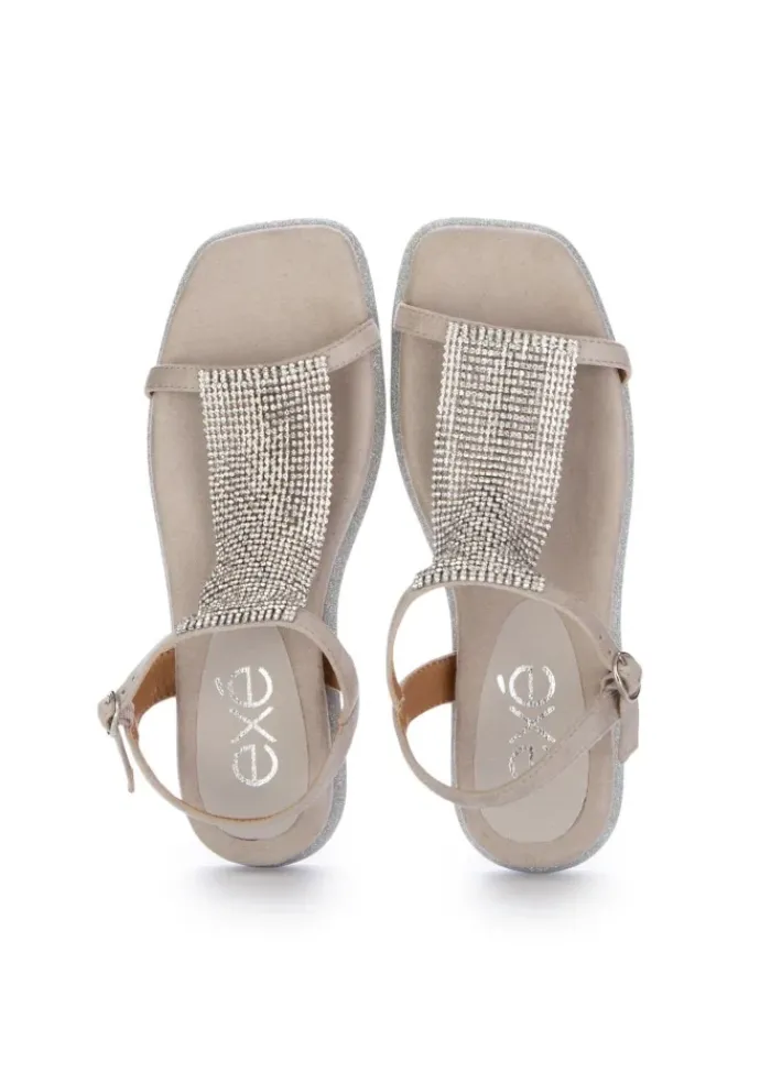 EXE' EXE' | SANDALEN FUNKELNDE STRASSSTEINE GRAU Outlet