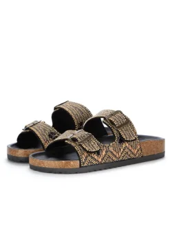 EXE' EXE' | SANDALEN GLAMOUR STIL SCHWARZ BRONZE Hot