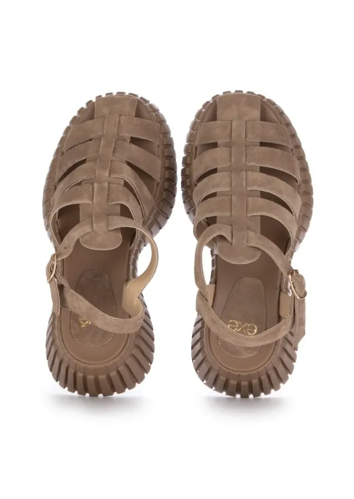 EXE' EXE' | SANDALEN TSAKI TAUPE GRAU Outlet