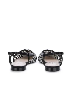 EXE' EXE' | SLINGBACK MIAMI WEBMUSTERN WEISS SCHWARZ Best