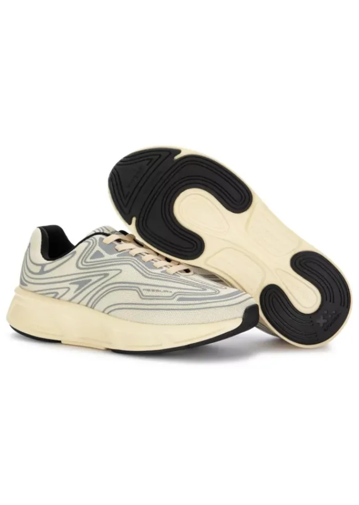 FESSURA | SNEAKER REFLEXSYSTEM ELFENBEIN GRAU New