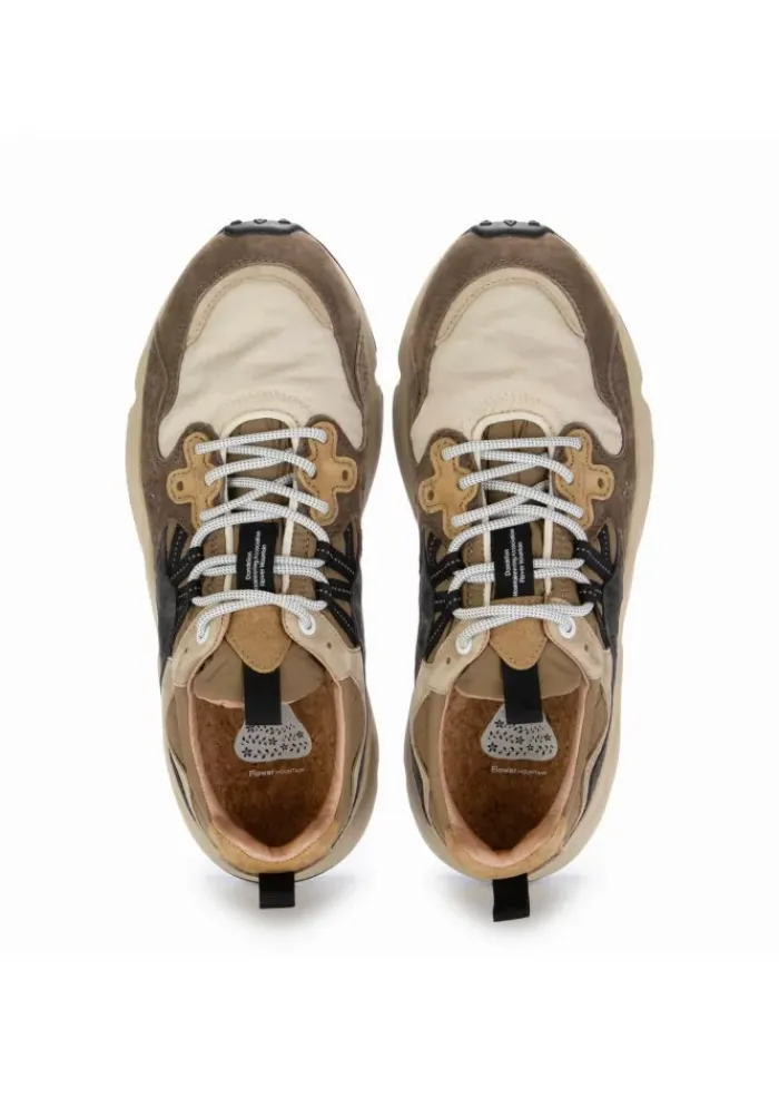 FLOWER MOUNTAIN | SNEAKER YAMANO 3 WILDLEDER NYLON BRAUN Online