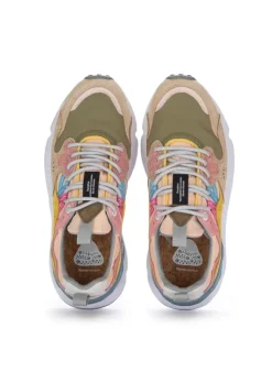 FLOWER MOUNTAIN | SNEAKER YAMANO 3 GRÜN ROSA MEHRFARBIG Outlet