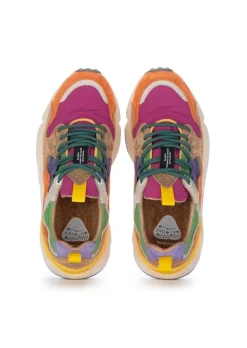 FLOWER MOUNTAIN | SNEAKER YAMANO 3 FUCHSIE MEHRFARBIG Clearance