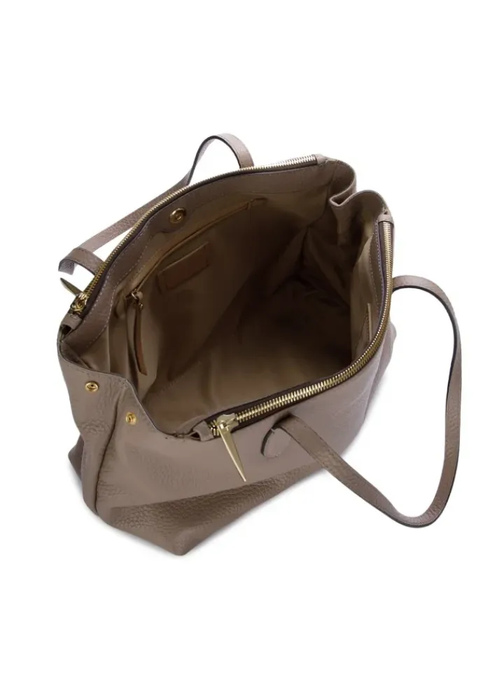 GIANNI CHIARINI | SHOPPER TASCHE MARA TAUPE Outlet