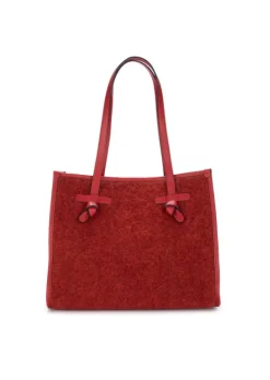 GIANNI CHIARINI | SHOPPERTASCHE MARCELLA FURRY ROT Hot