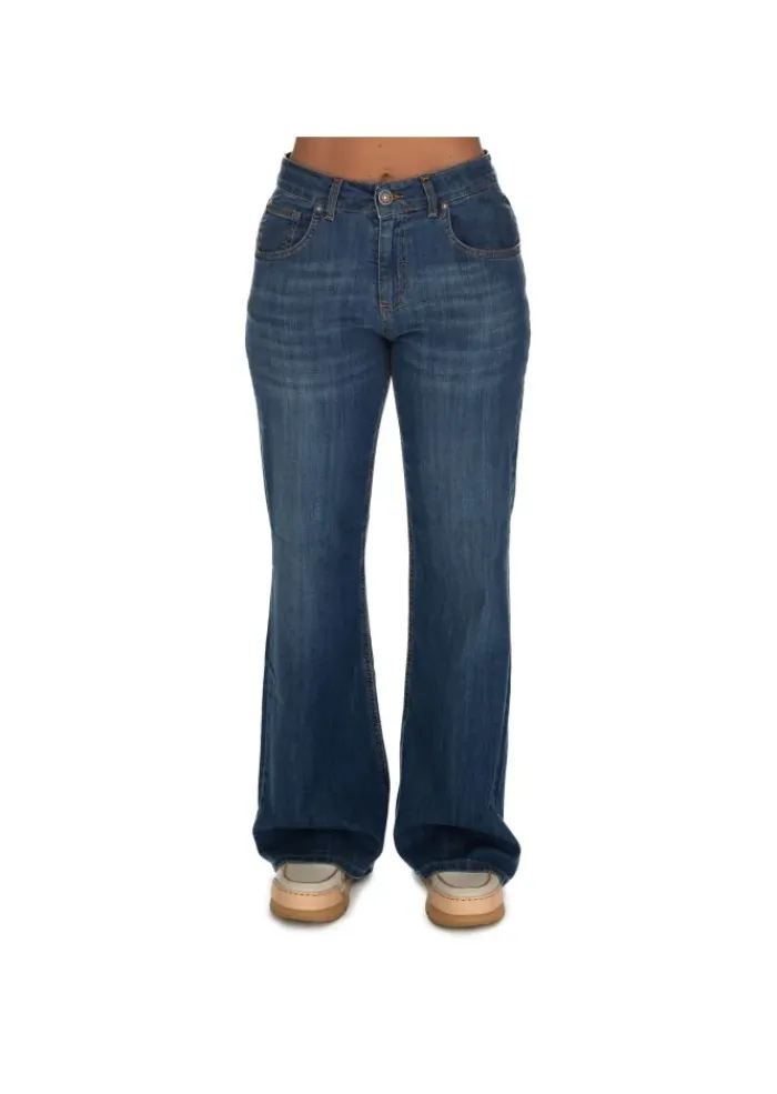 GOD SAVE DENIM | JEANS DALIA ZAMPA PALAZZO DENIM BLAU Sale