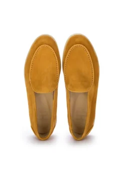 HADEL | LOAFER WILDLEDER GELB Sale
