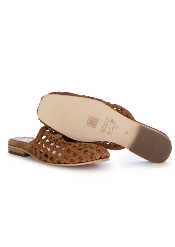 HADEL | MULES NETZ SUEDE BRAUN Clearance