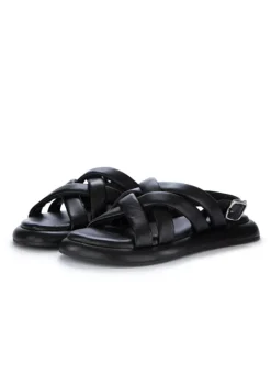 HADEL | SANDALEN GEFLOCHTEN SCHWARZ New