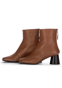 HALMANERA | STIEFELETTEN MIT ABSATZ BARON TEAK BRAUN Hot