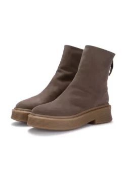 HALMANERA | STIEFELETTEN NETA 26 NUBUK LEDER BRAUN Hot