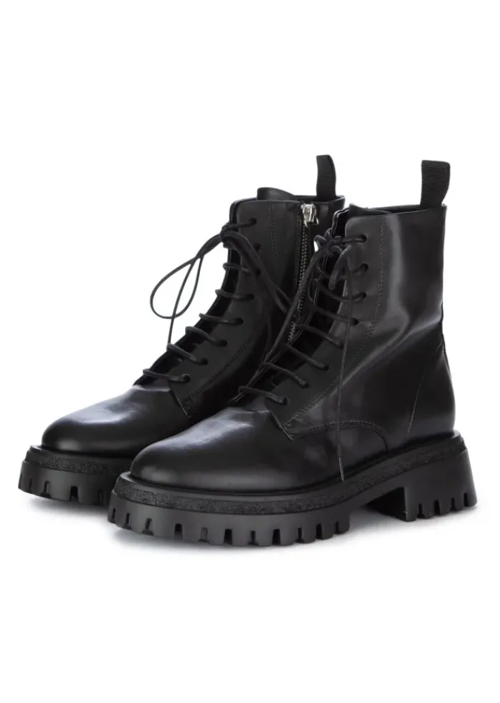 HALMANERA | STIEFELETTEN RAMA22 VITELLO SCHWARZ New