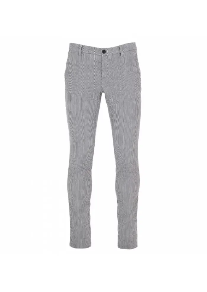 MASON'S HERREN CHINO HOSE MASON'S | BAUMWOLLE STRETCH WEIß SCHWARZ Sale