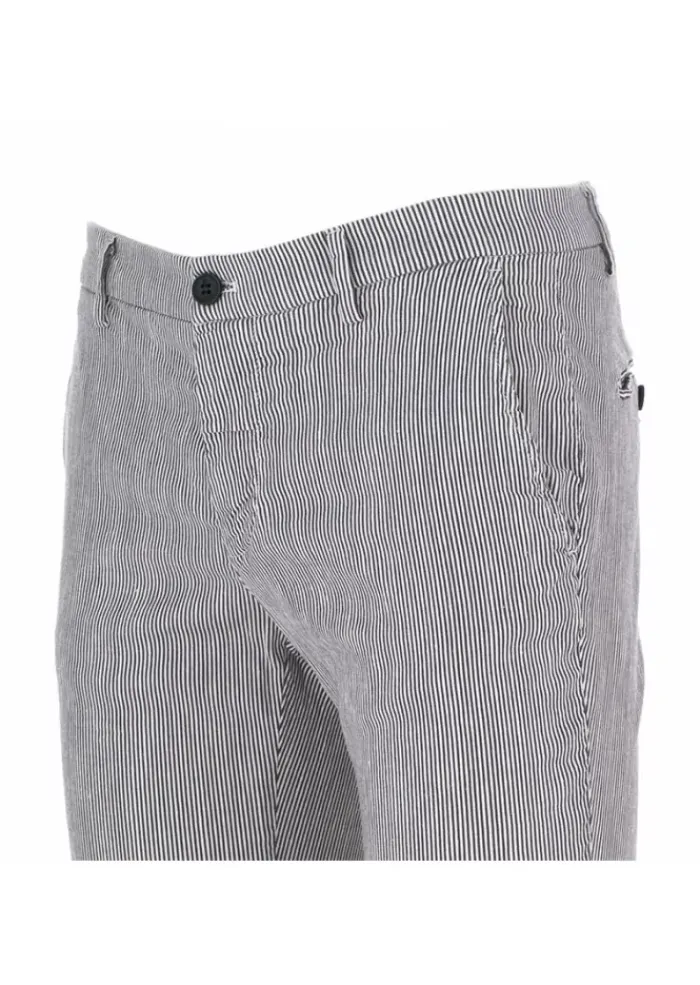 MASON'S HERREN CHINO HOSE MASON'S | BAUMWOLLE STRETCH WEIß SCHWARZ Sale