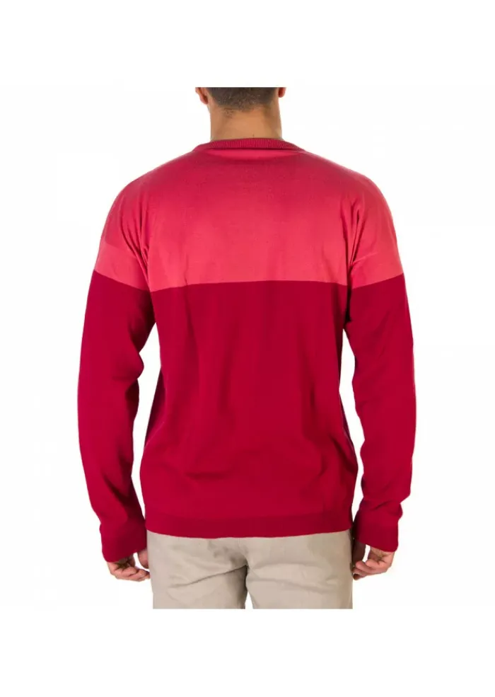 ROBERTO COLLINA HERRENPULLOVER | RA12001 ROT ROSA Clearance