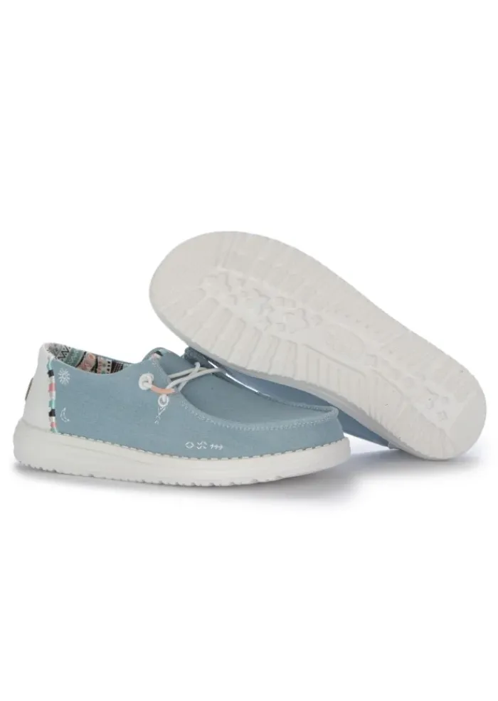 HEY DUDE SHOES HEY DUDE | FLACHE SCHUHE WENDY BOHO HELLBLAU Fashion