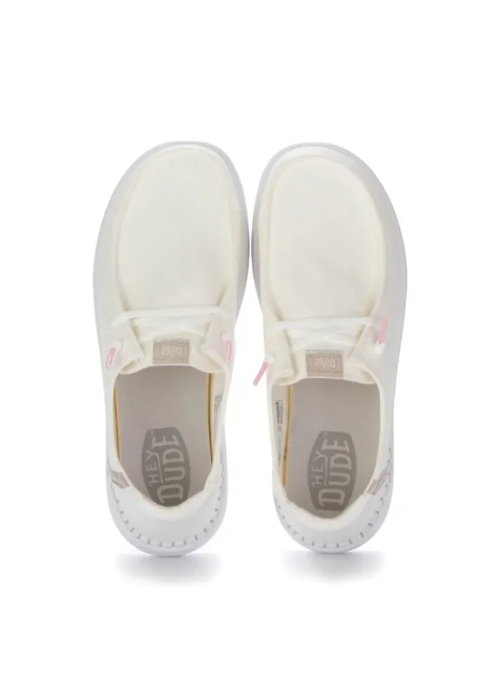 HEY DUDE SHOES HEY DUDE | FLACHE SCHUHE WENDY RISE WEISS Outlet