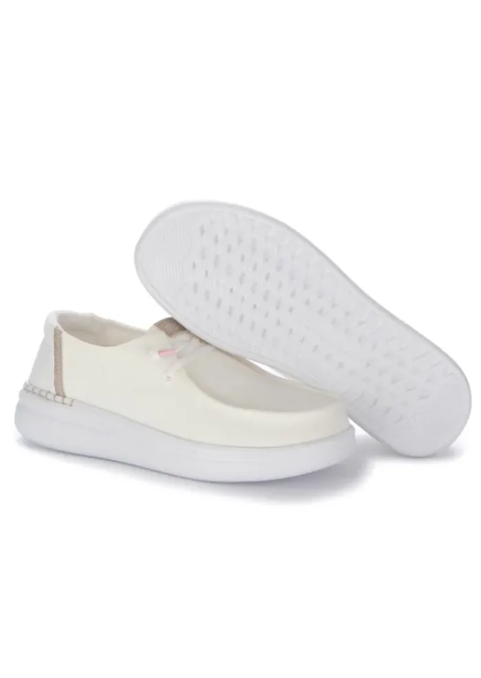HEY DUDE SHOES HEY DUDE | FLACHE SCHUHE WENDY RISE WEISS Outlet