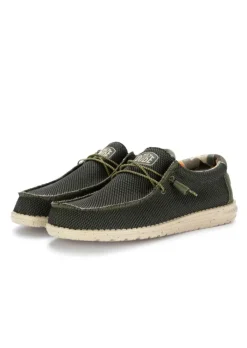 HEY DUDE SHOES HEY DUDE | FLACHE SCHUHE WALLY SOX STITCH GRÜN Discount