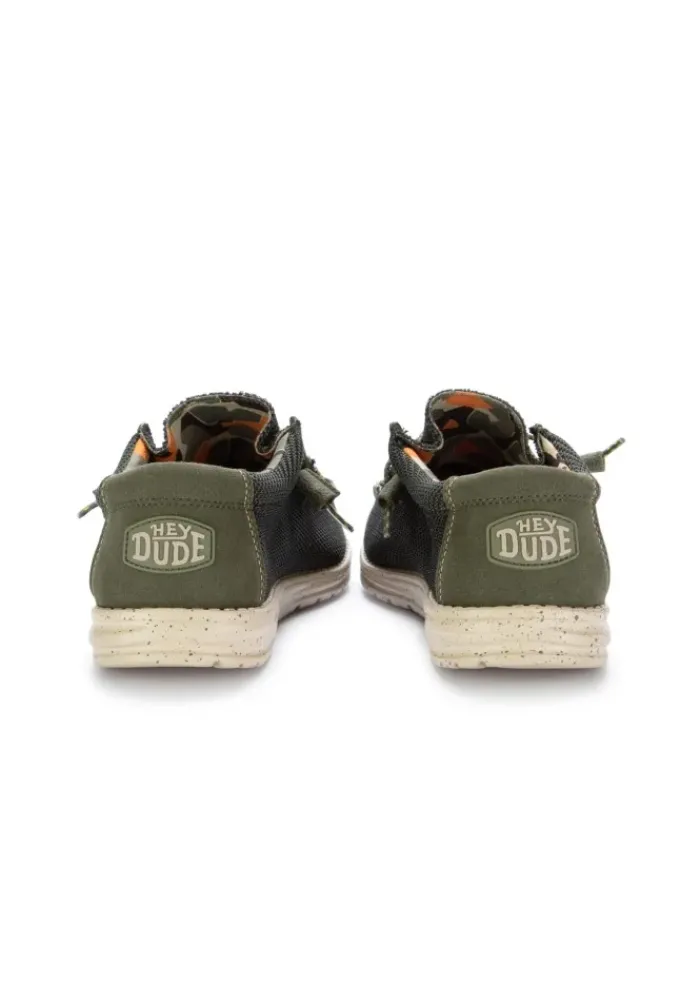 HEY DUDE SHOES HEY DUDE | FLACHE SCHUHE WALLY SOX STITCH GRÜN Discount