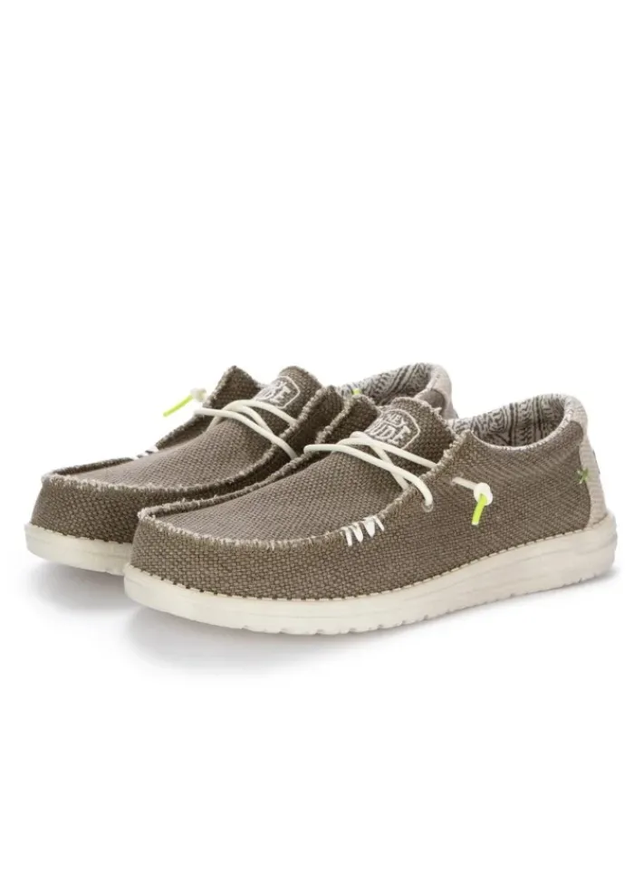 HEY DUDE SHOES HEY DUDE | FLACHE SCHUHE WALLY BRAIDED BRAUN Sale