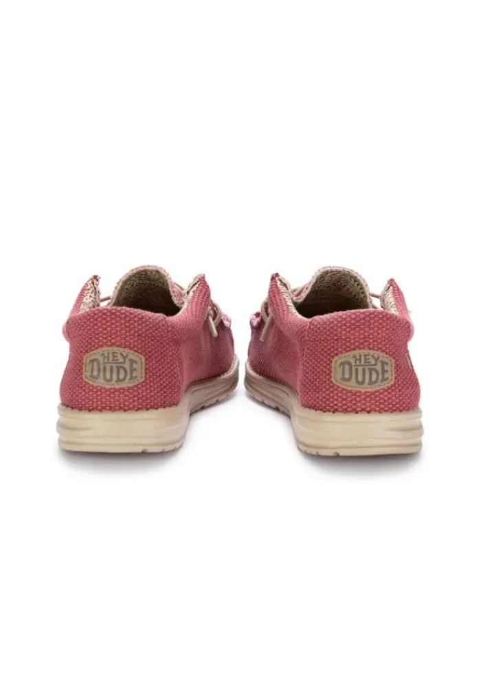 DERNA HEY DUDE | FLACHE SCHUHE WALLY BRAIDED ROT Outlet