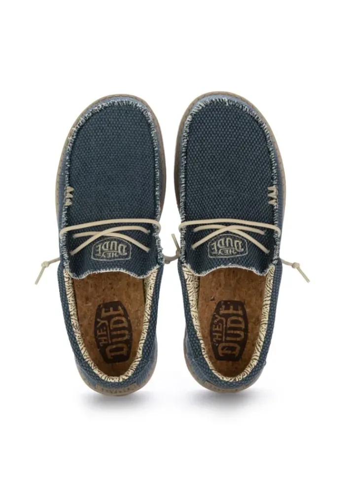HEY DUDE SHOES HEY DUDE | FLACHE SCHUHE WALLY BRAIDED NACHTBLAU Fashion