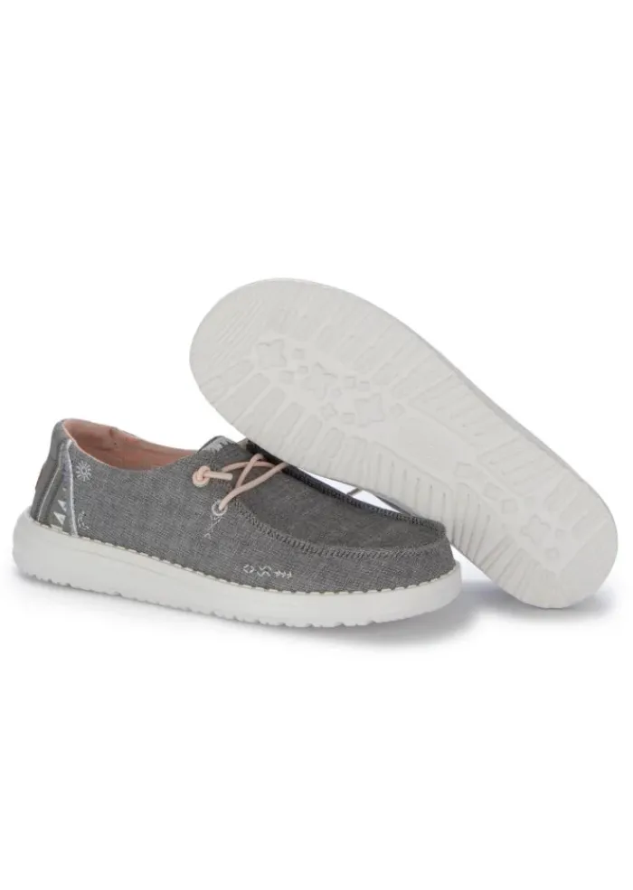 HEY DUDE SHOES HEY DUDE | FLACHE SCHUHE WENDY BOHO GRAU Hot