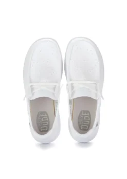 HEY DUDE SHOES HEY DUDE | FLACHE SCHUHE WENDY RISE EYELET WEISS Online