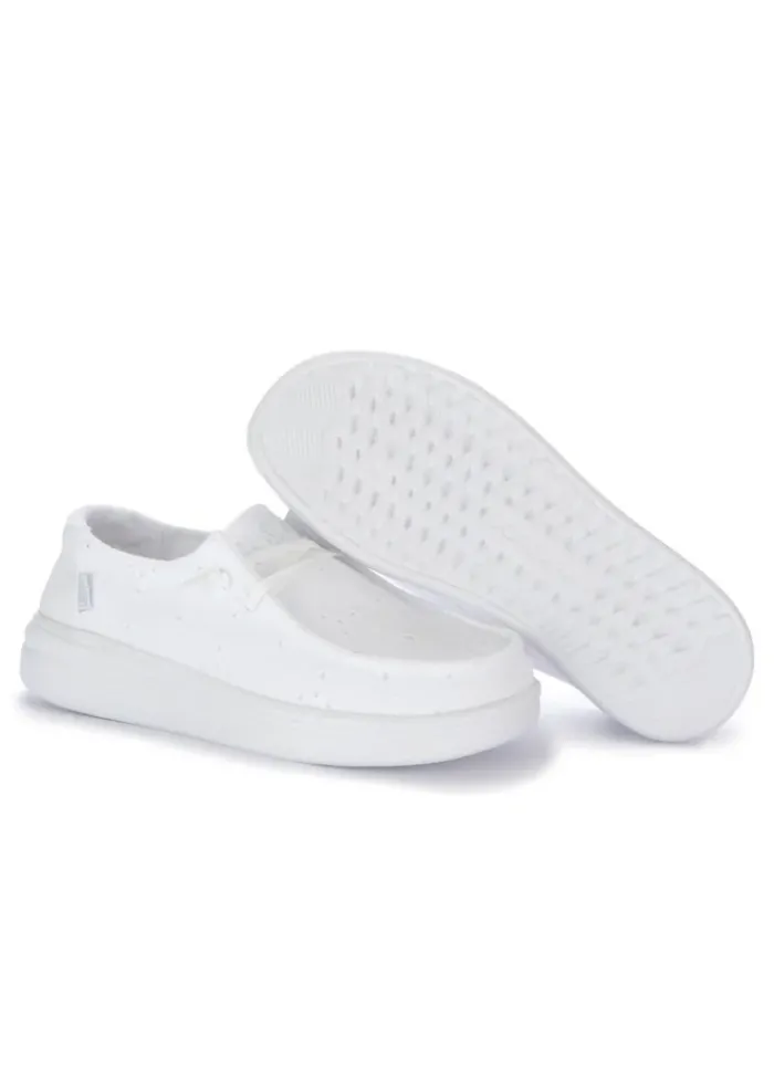 HEY DUDE SHOES HEY DUDE | FLACHE SCHUHE WENDY RISE EYELET WEISS Online
