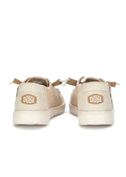 DERNA HEY DUDE | FLACHE SCHUHE WENDY CRAFTED BOHO BEIGE Clearance