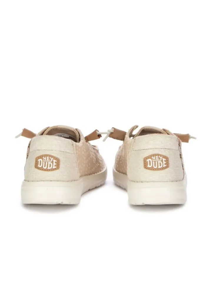 DERNA HEY DUDE | FLACHE SCHUHE WENDY CRAFTED BOHO BEIGE Clearance