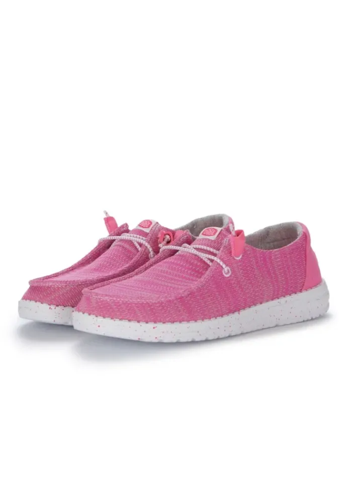 HEY DUDE SHOES HEY DUDE | FLACHE SCHUHE WENDY SPORT MESH FUCHSIE Discount