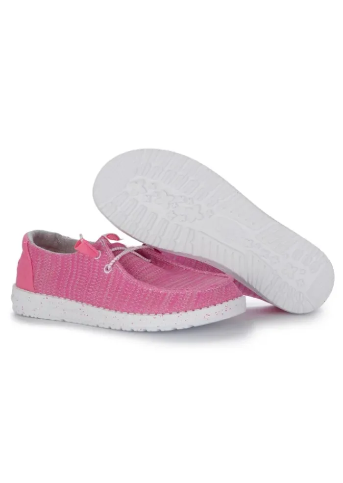 HEY DUDE SHOES HEY DUDE | FLACHE SCHUHE WENDY SPORT MESH FUCHSIE Discount