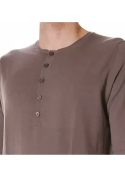 HOSIO | PULLOVER KNÖPFEN GRAU Best