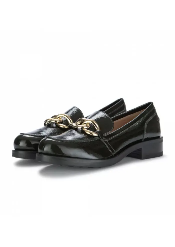IL BORGO FIRENZE | DAMEN FLACHE SCHUHE LACK FINISH GRÜN Sale