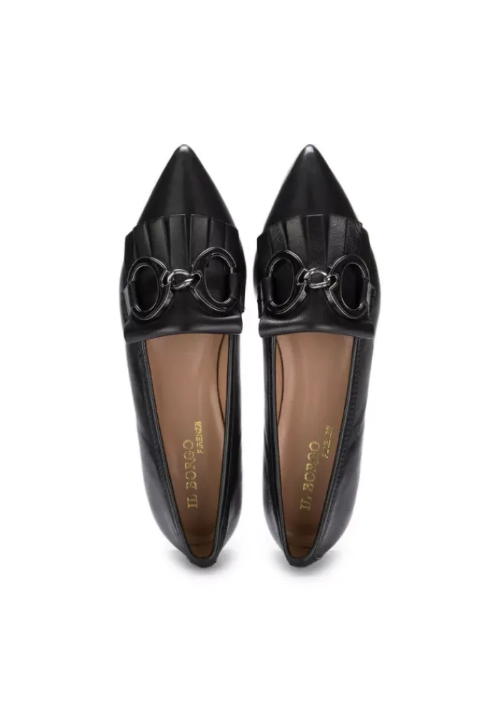 IL BORGO FIRENZE | FLACHE SCHUHE MARBELLA SCHWARZ Online