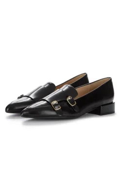 IL BORGO FIRENZE | FLACHE SCHUHE RIEMEN SCHWARZ Best
