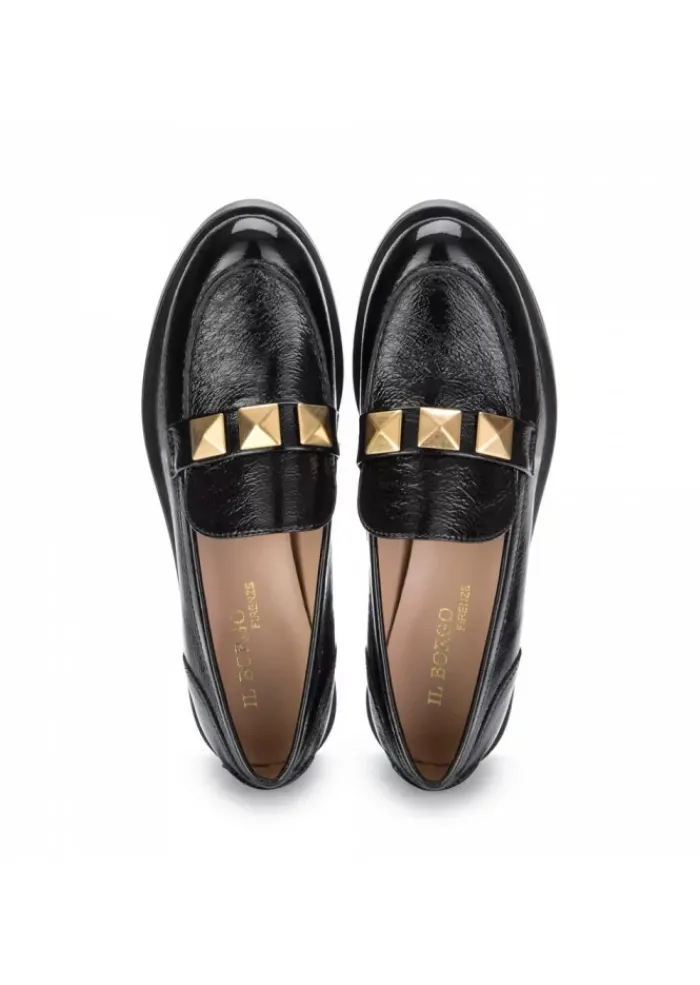 IL BORGO FIRENZE | FLACHESCHUHE LACK FINISH SCHWARZ Clearance