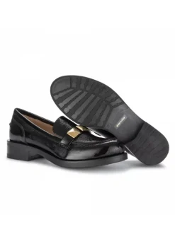 IL BORGO FIRENZE | FLACHESCHUHE LACK FINISH SCHWARZ Clearance