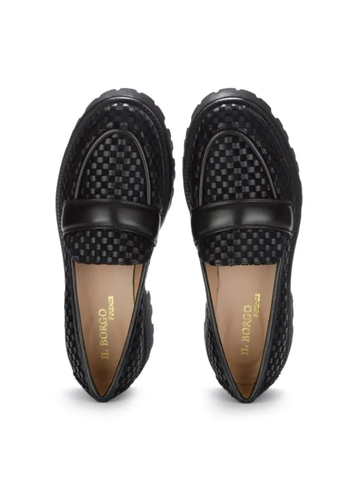 IL BORGO FIRENZE | LOAFER DAMA SCHWARZ Online