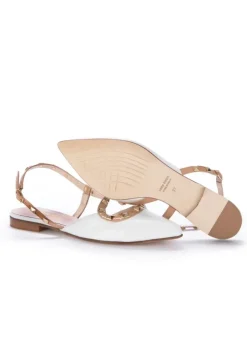 IL BORGO FIRENZE | SLINGBACK GLOSSY WEIß Hot