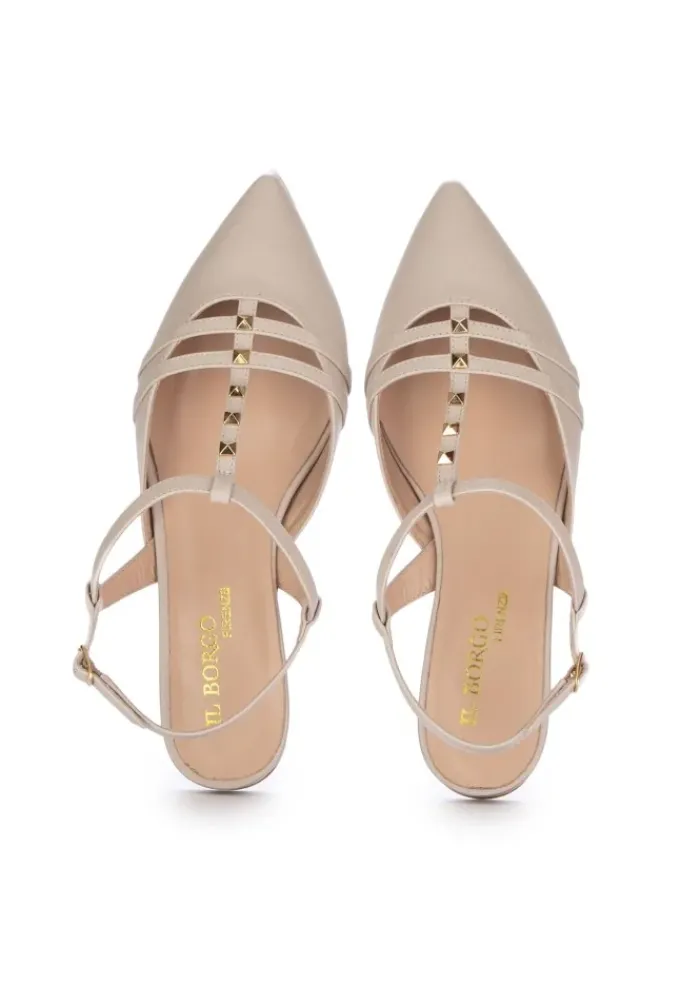 IL BORGO FIRENZE | SLINGBACK IMPERO BRICH BEIGE New