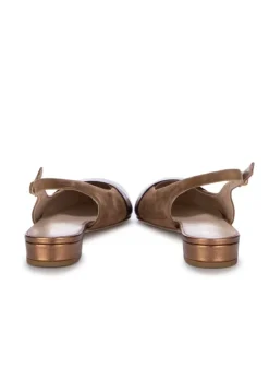 IL BORGO FIRENZE | SLINGBACK AMALFI SELLA BRAUN BRONZE Discount