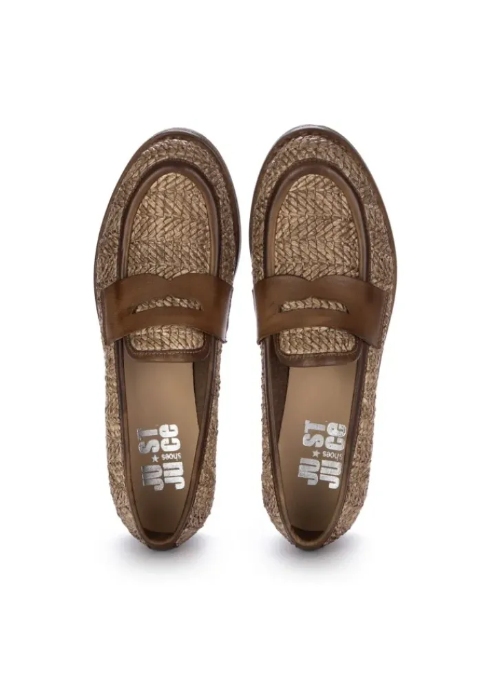 JUICE | LOAFER RAFFIA BRAUN Online