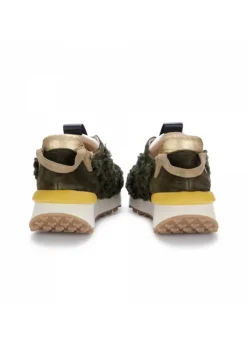 JUICE | SNEAKERS PELLICCIA GRÜN GELB Clearance